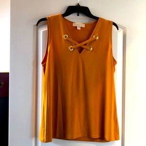 Michael Kors mustard gold tank
